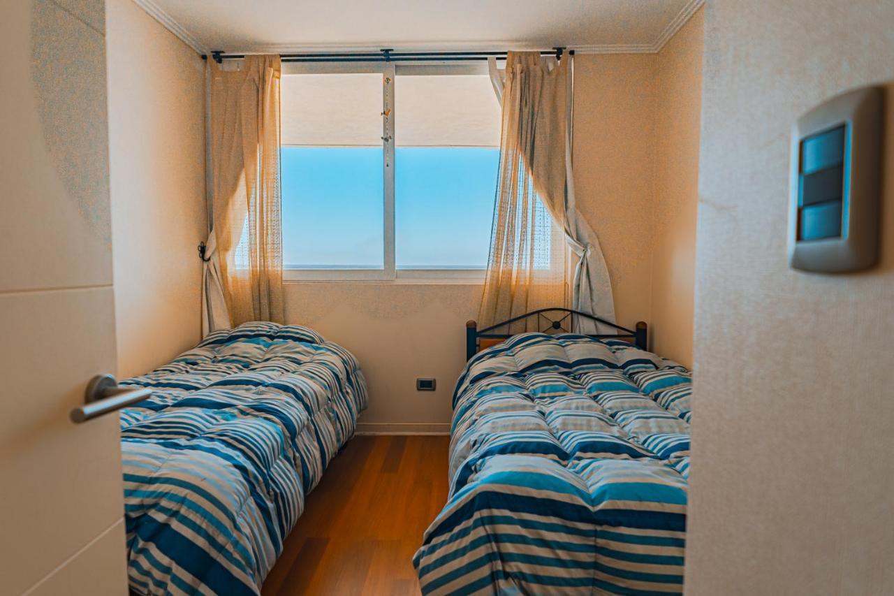비냐델마르 Hermoso Departamento Con Insuperable Vista Al Mar 아파트 외부 사진