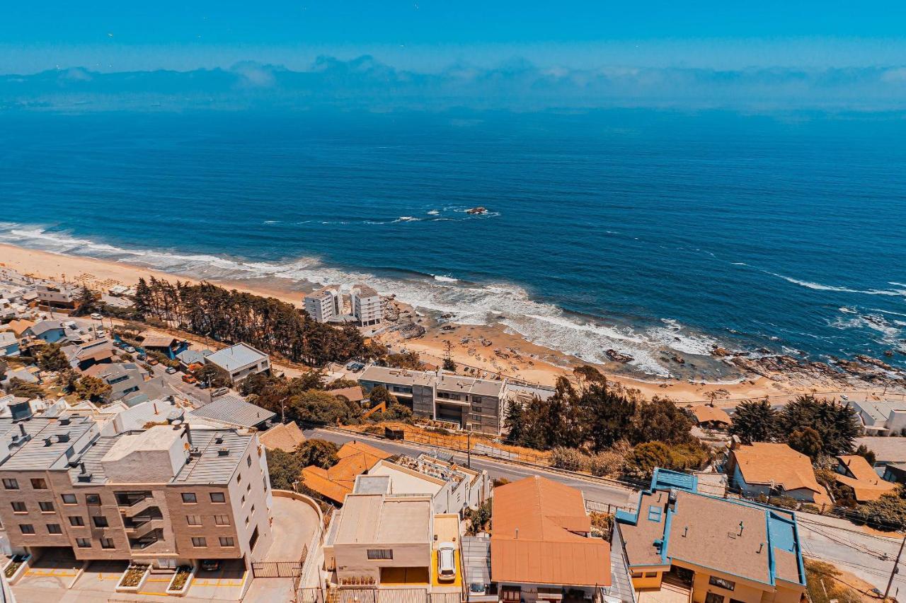 비냐델마르 Hermoso Departamento Con Insuperable Vista Al Mar 아파트 외부 사진