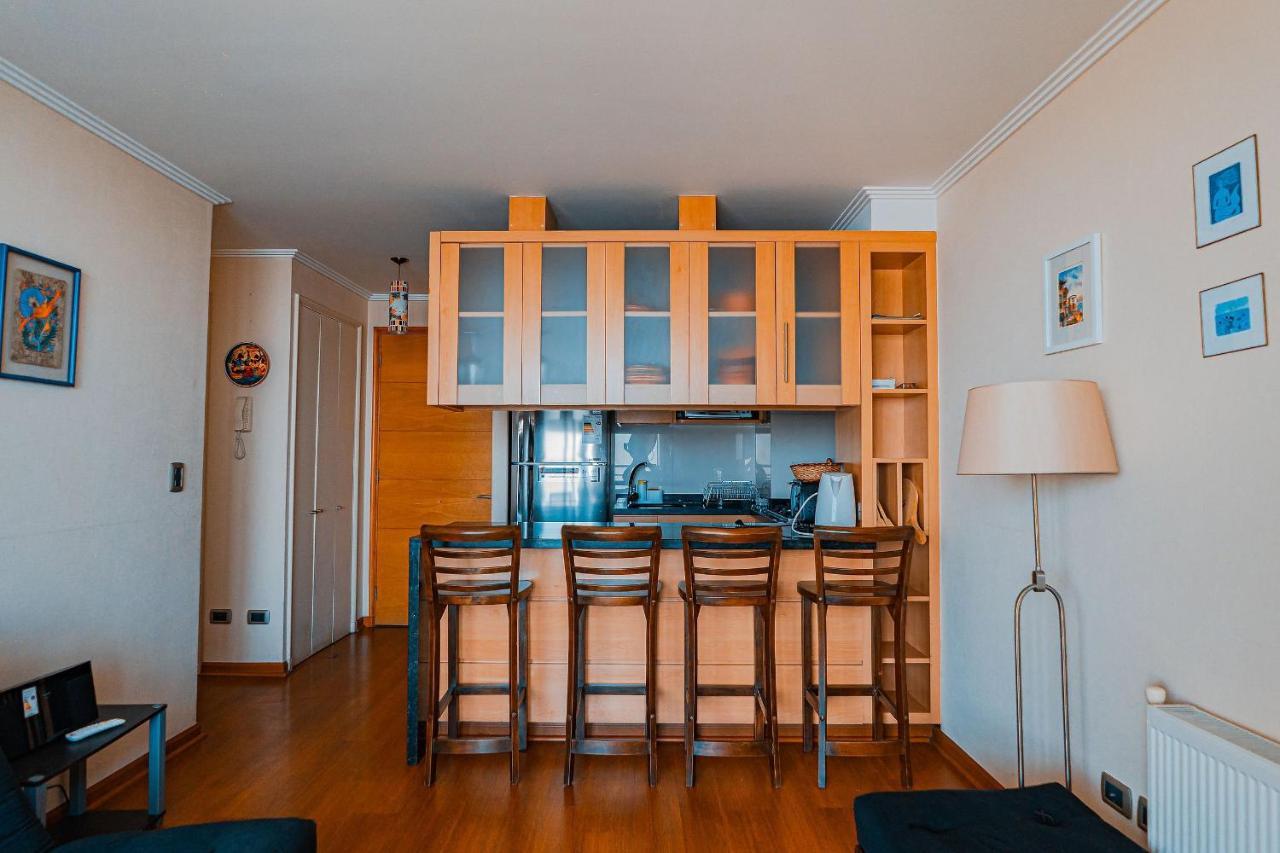 비냐델마르 Hermoso Departamento Con Insuperable Vista Al Mar 아파트 외부 사진